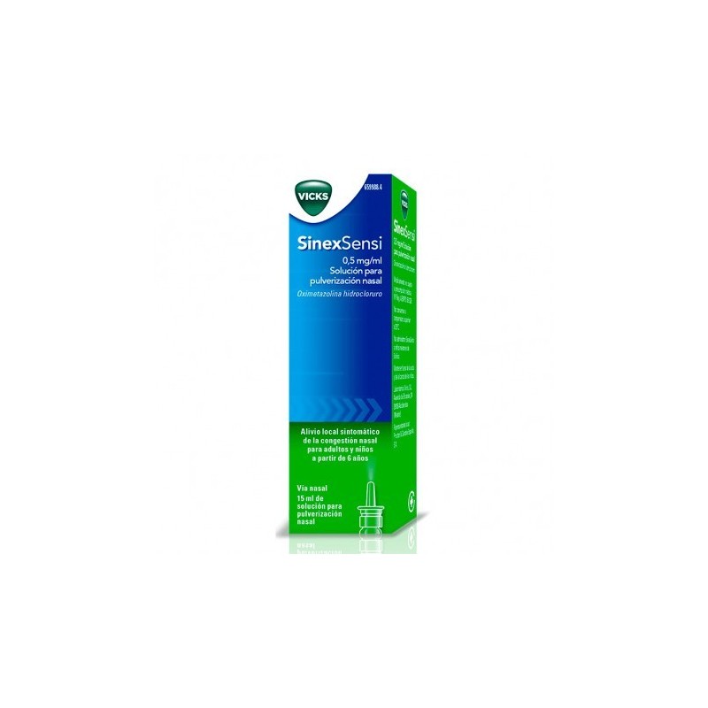 NASALVICKS 0,5 mg/ml SOLUCION PARA PULVERIZACION NASAL 1 FRASCO 15 ml