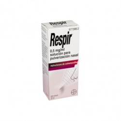 RESPIR 0,5 mg/ml SOLUCION PARA PULVERIZACION NASAL 1 FRASCO 20 ml + BOMBA PULVERIZADORA