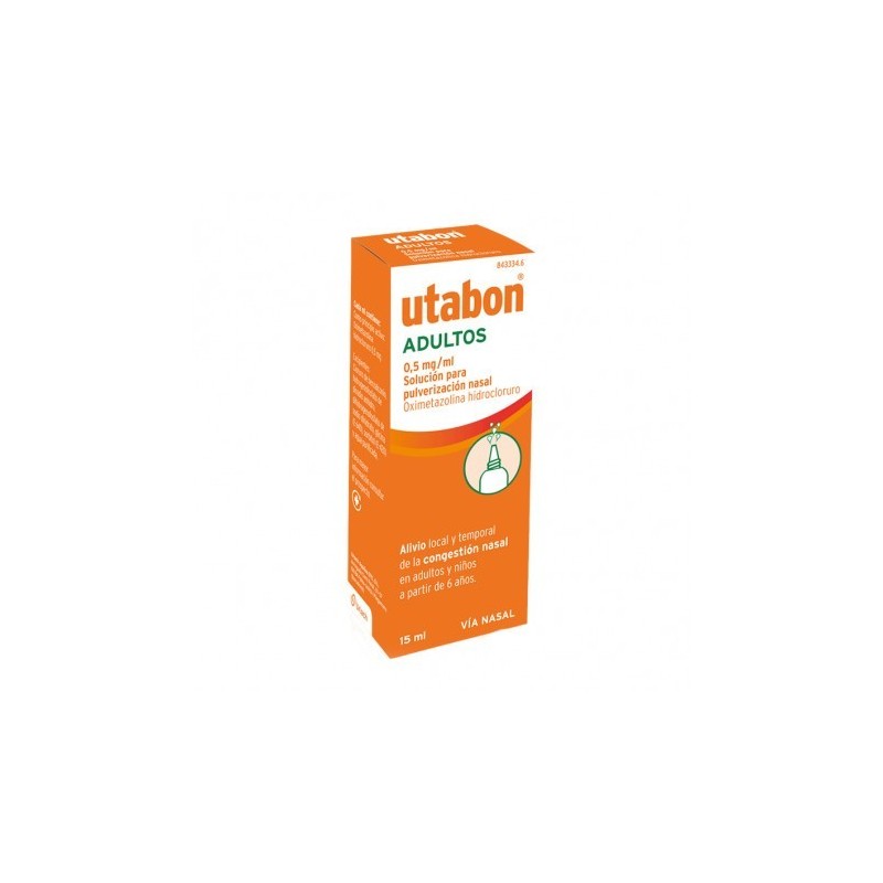 UTABON ADULTOS 0,5 mg/ml SOLUCION PARA PULVERIZACION NASAL 1 FRASCO 15 ml