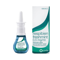 RESPIBIEN FRESHMINT 0,5 mg/ml SOLUCION PARA PULVERIZACION NASAL 1 FRASCO 15 ml