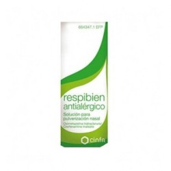RESPIBIEN ANTIALERGICO 0,5 mg/ml + 0,5 mg/ml SOLUCION PARA PULVERIZACION NASAL 1 FRASCO 15 ml