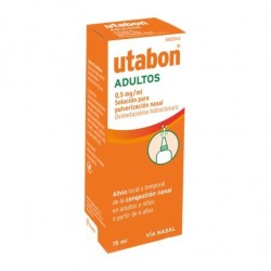 UTABON 0,5 mg/ml SOLUCION PARA PULVERIZACION NASAL 1 FRASCO 15 ml (CON BOMBA DOSIFICADORA)