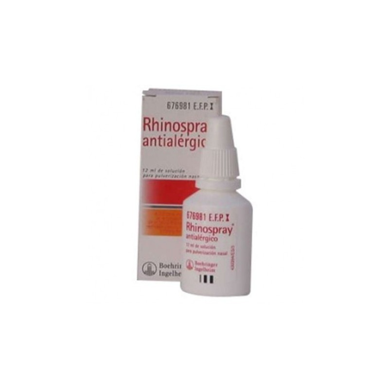 RHINOSPRAY ANTIALERGICO 1,18 mg/ml + 5,05 mg/ml SOLUCION PARA PULVERIZACION NASAL 1 FRASCO 12 ml