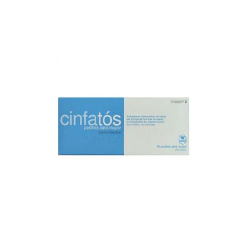 CINFATOS 10 mg 20 PASTILLAS PARA CHUPAR
