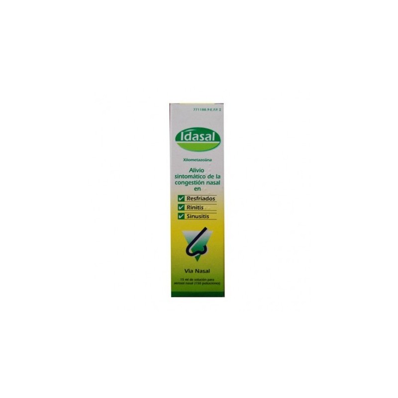 IDASAL 1 mg/ml SOLUCION PARA PULVERIZACION NASAL 1 FRASCO 15 ml