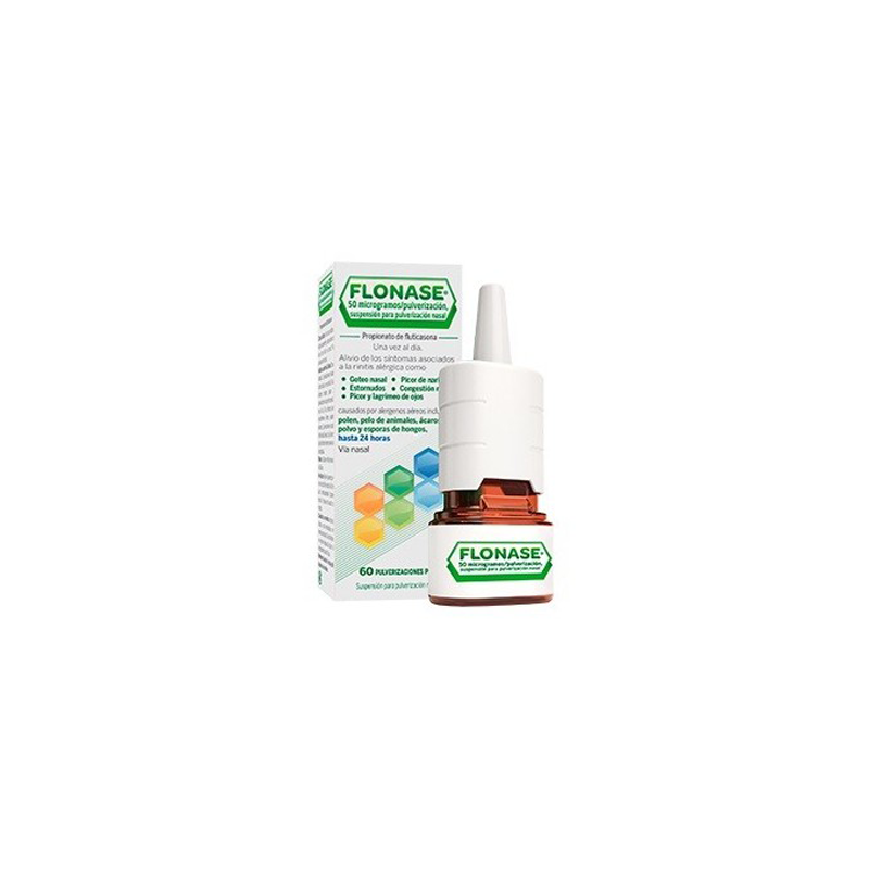 FLONASE 50 microgramos/PULVERIZACION SUSPENSION PARA PULVERIZACION NASAL 60 PULVERIZACIONES