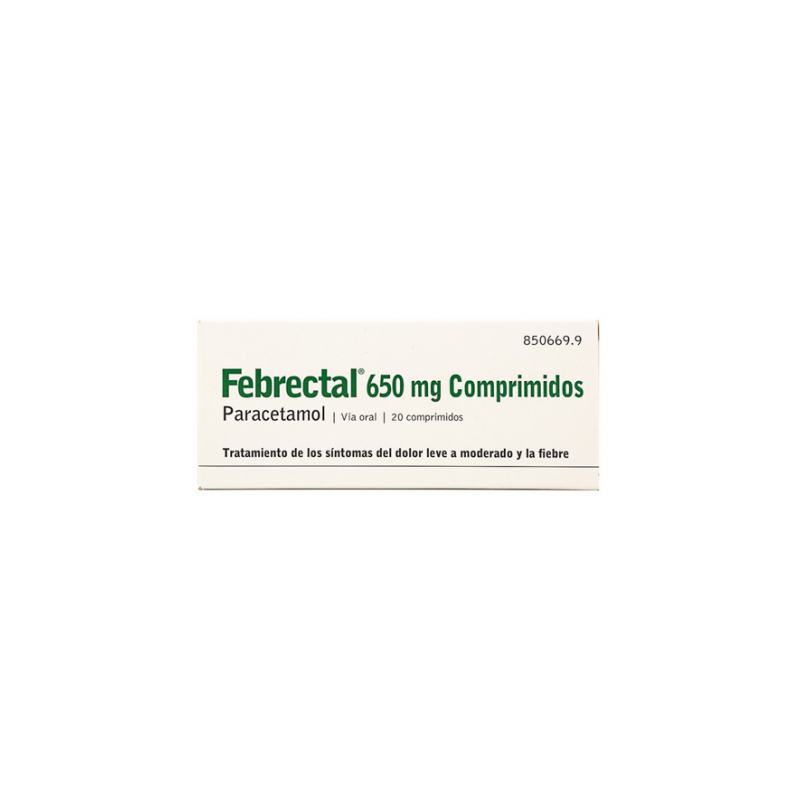 FEBRECTAL 650 mg 20 COMPRIMIDOS