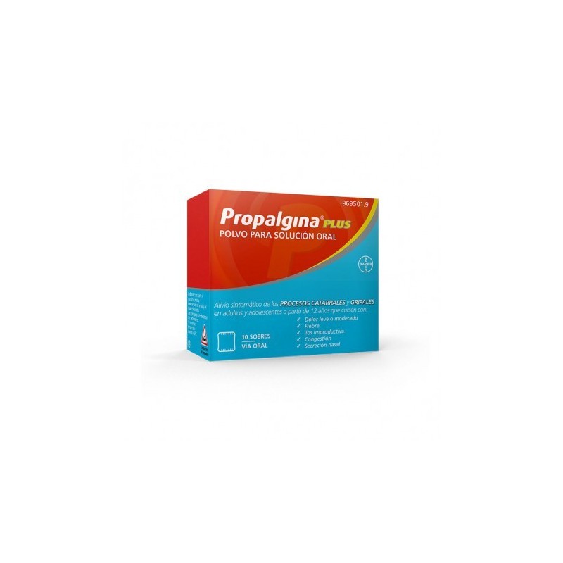PROPALGINA PLUS 10 SOBRES POLVO PARA SOLUCION ORAL