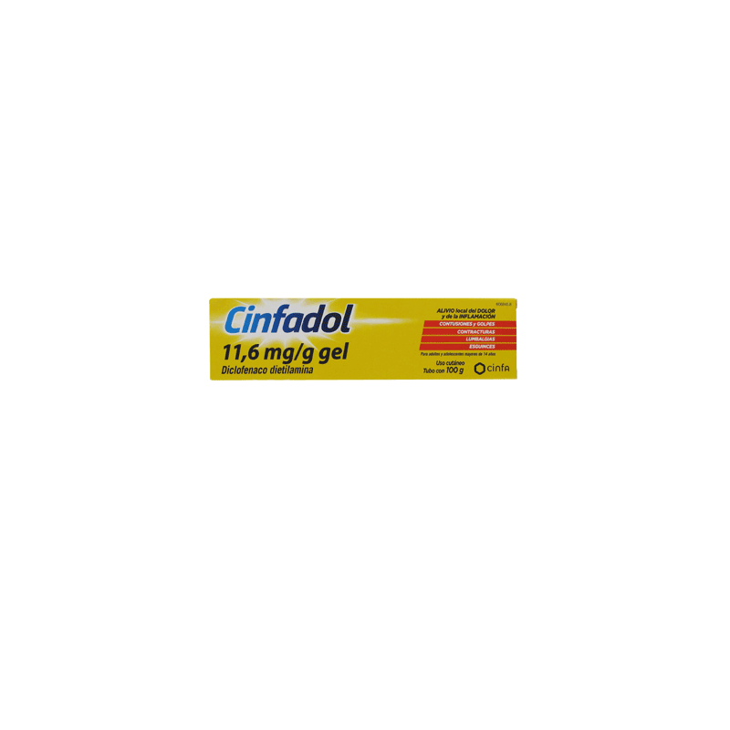 CINFADOL 11,6 mg/g GEL CUTANEO 1 TUBO 100 g
