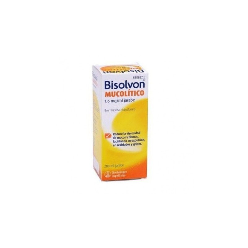 BISOLVON MUCOLITICO 1,6 mg/ml JARABE 1 FRASCO 200 ml