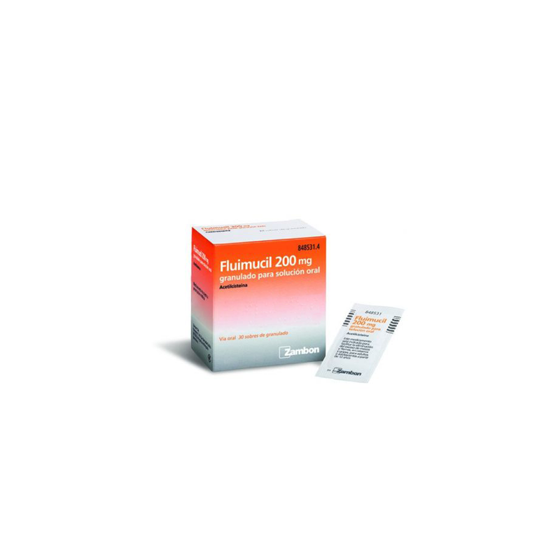 FLUIMUCIL 200 mg 30 SOBRES GRANULADO PARA SOLUCION ORAL
