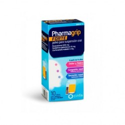 PHARMAGRIP FORTE CONGESTION Y SECRECION NASAL 10 SOBRES POLVO PARA SUSPENSION ORAL