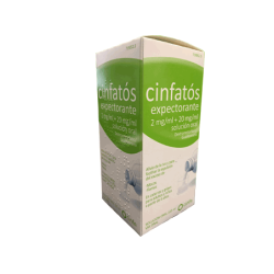 CINFATOS EXPECTORANTE 2 mg/ml + 20 mg/ml SOLUCION ORAL 1 FRASCO 125 ml (PET)