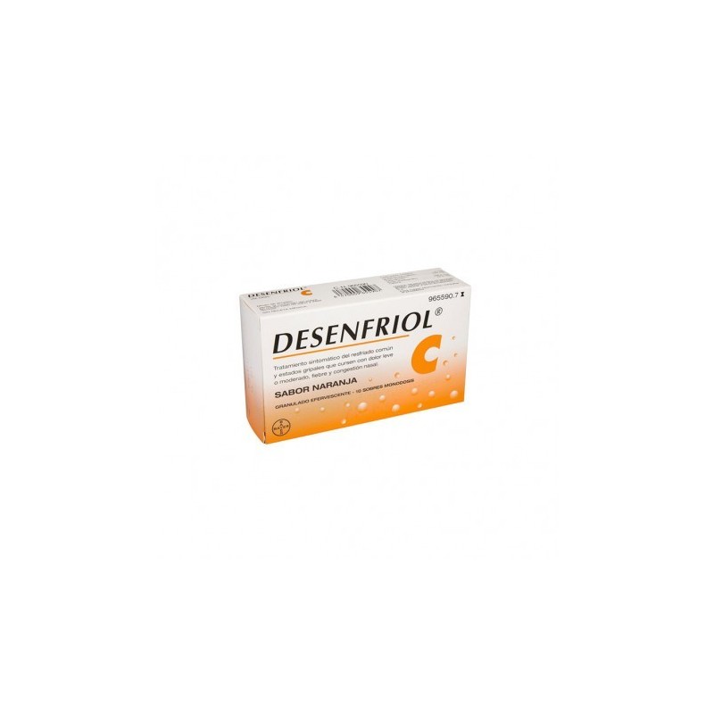 DESENFRIOL C 10 SOBRES GRANULADO EFERVESCENTE