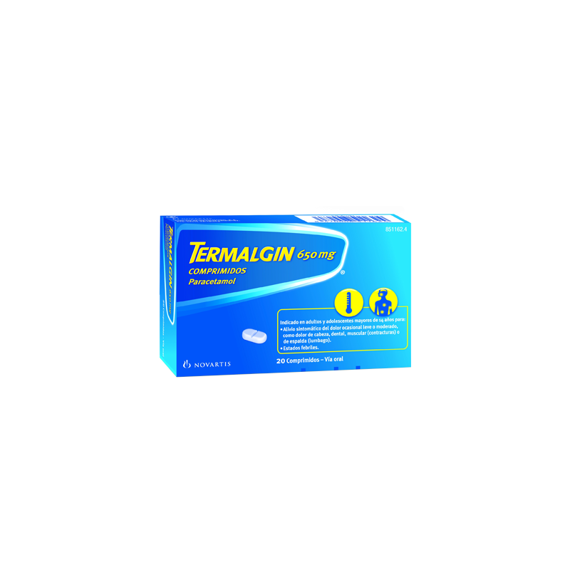 TERMALGIN 650 mg 20 COMPRIMIDOS