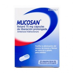 MUCOSAN RETARD 75 mg 30 CAPSULAS LIBERACION PROLONGADA