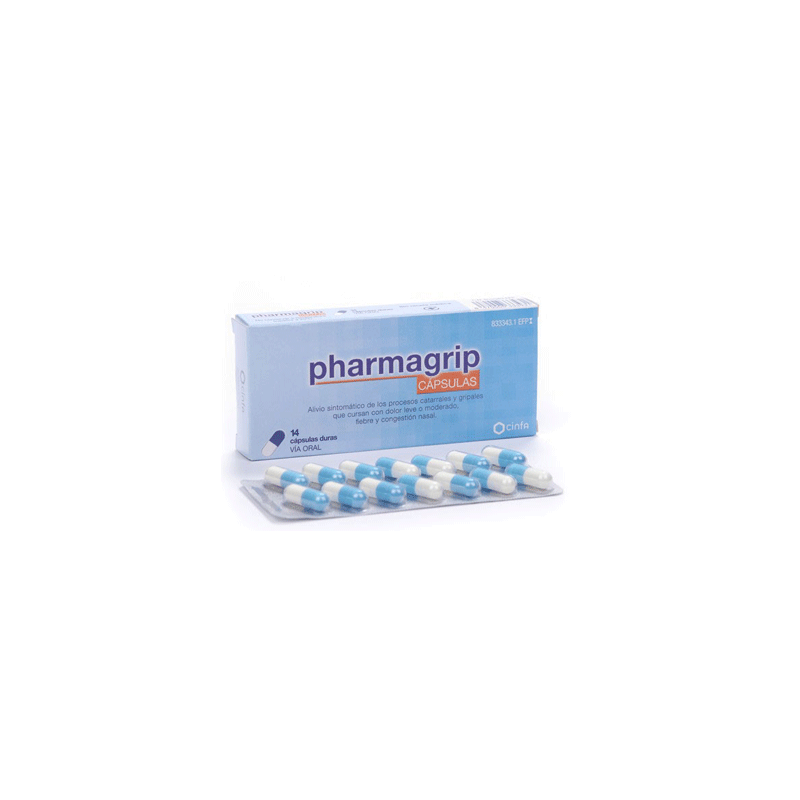 PHARMAGRIP CONGESTION Y SECRECION NASAL 14 CAPSULAS