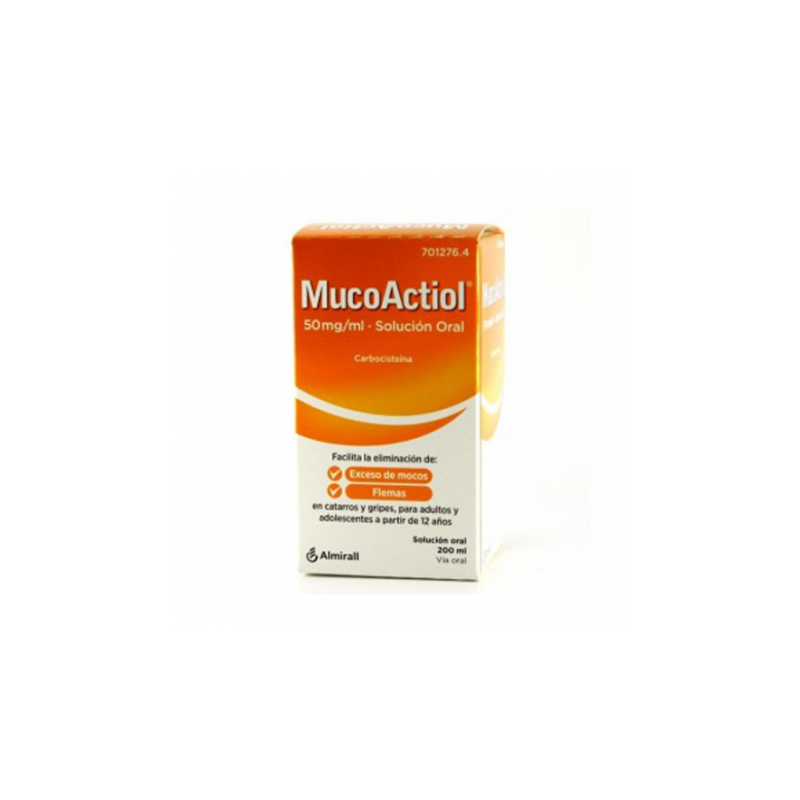MUCOACTIOL 50 mg/ml SOLUCION ORAL 1 FRASCO 200 ml