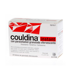 COULDINA INSTANT CON PARACETAMOL 20 SOBRES GRANULADO EFERVESCENTE
