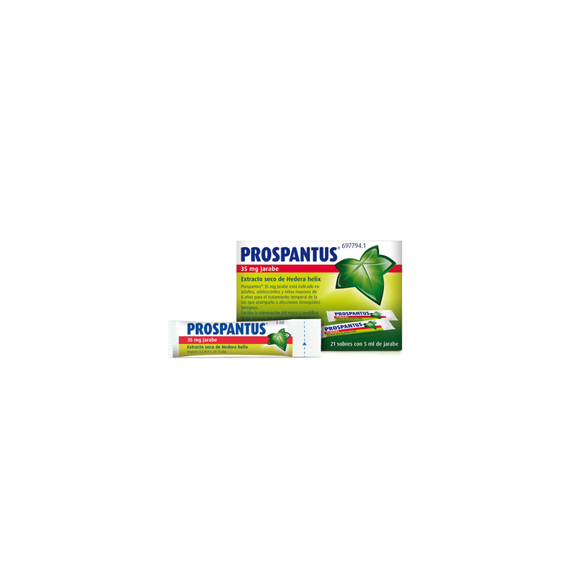 PROSPANTUS 35 mg 21 SOBRES JARABE 5 ml