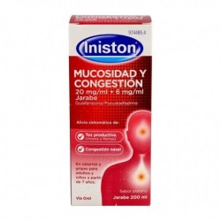 INISTON MUCOSIDAD Y CONGESTION 20 mg/ml + 6 mg/ml JARABE 1 FRASCO 200 ml