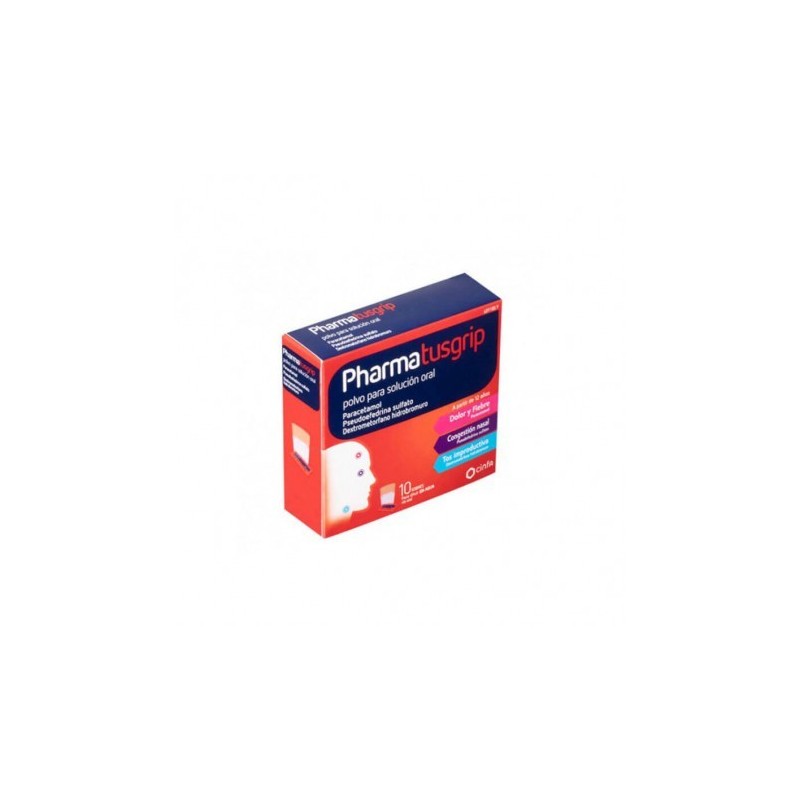 PHARMAGRIP TOS Y CONGESTION 10 SOBRES POLVO PARA SOLUCION ORAL