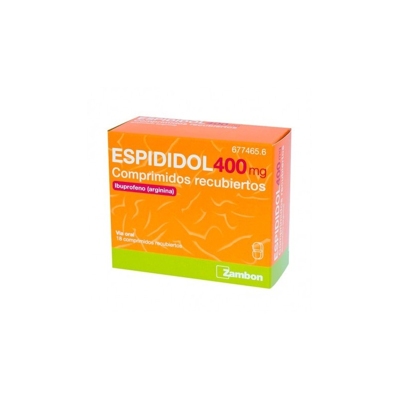 ESPIDIDOL 400 mg 18 COMPRIMIDOS RECUBIERTOS