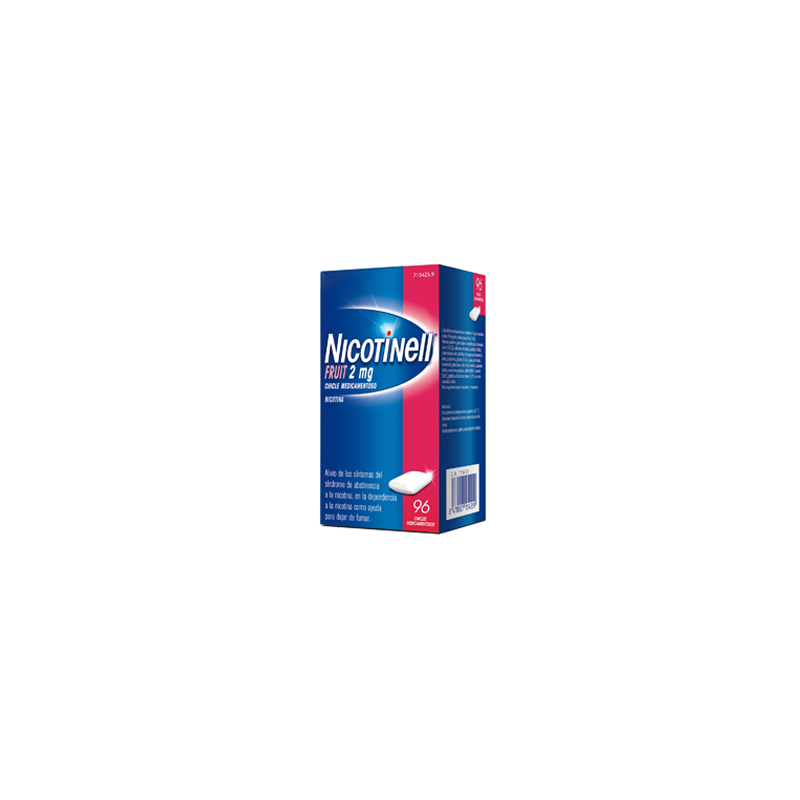 NICOTINELL FRUIT 2 mg 96 CHICLES MEDICAMENTOSOS