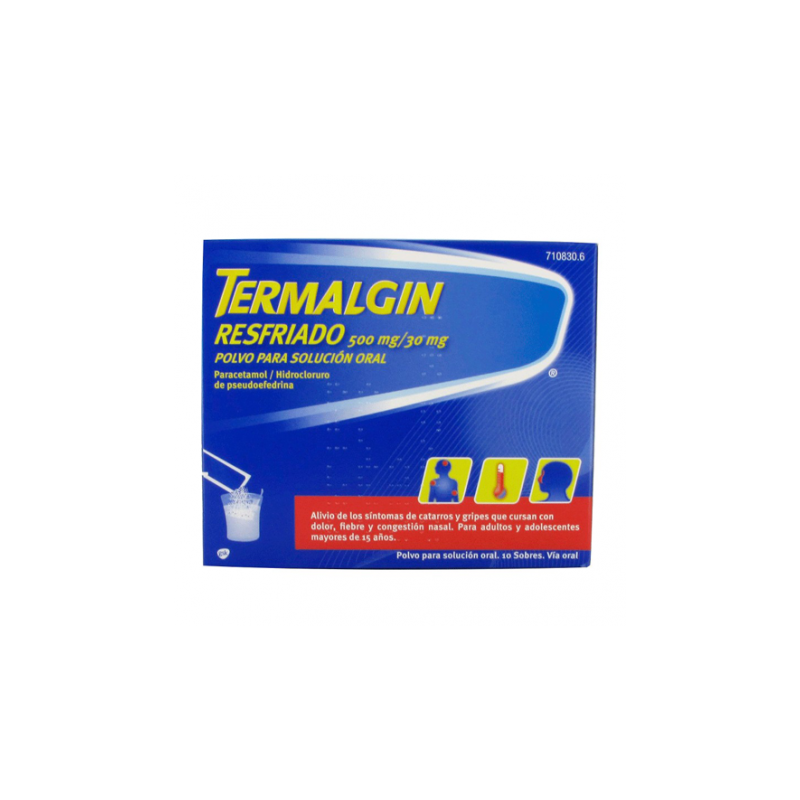 TERMALGIN RESFRIADO 10 SOBRES POLVO PARA SOLUCION ORAL