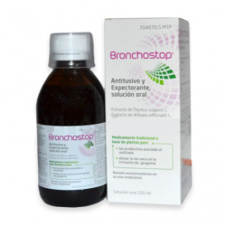 BRONCHOSTOP ANTITUSIVO Y EXPECTORANTE SOLUCION ORAL 1 FRASCO 200 ml