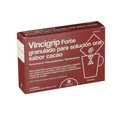 VINCIGRIP FORTE 10 SOBRES GRANULADO PARA SOLUCION ORAL (SABOR CACAO)