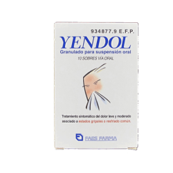 YENDOL 10 SOBRES GRANULADO PARA SUSPENSION ORAL