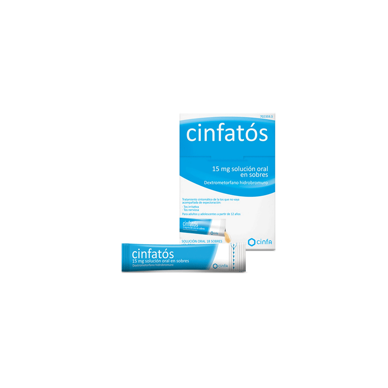CINFATOS 15 mg 18 SOBRES SOLUCION ORAL