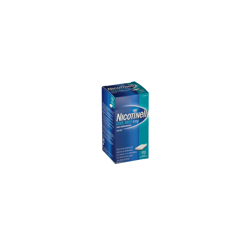 NICOTINELL COOL MINT 4 mg 96 CHICLES MEDICAMENTOSOS