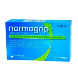 NORMOGRIP 14 CAPSULAS