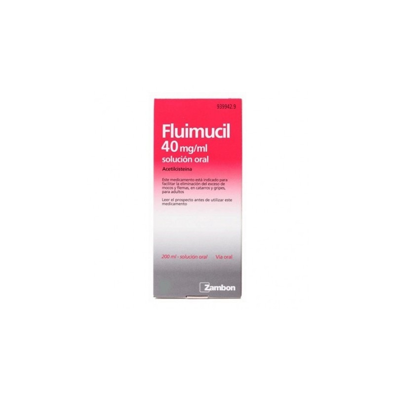 FLUIMUCIL 40 mg/ml SOLUCION ORAL 1 FRASCO 200 ml