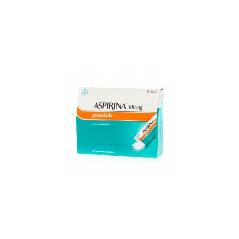 ASPIRINA 500 mg 20 SOBRES GRANULADO ORAL