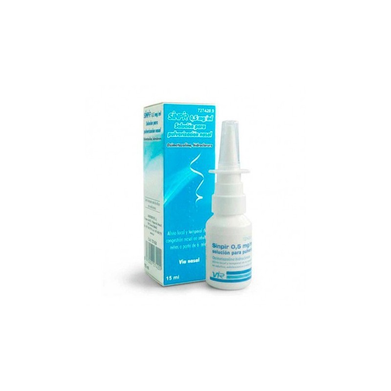 INTERFRIN 0,5 mg/ml SOLUCION PARA PULVERIZACION NASAL 1 FRASCO 15 ml