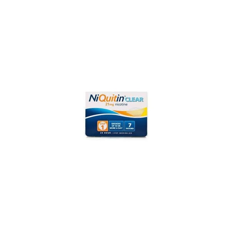 NIQUITIN CLEAR 21 mg/24 h 14 PARCHES TRANSDERMICOS 114 mg