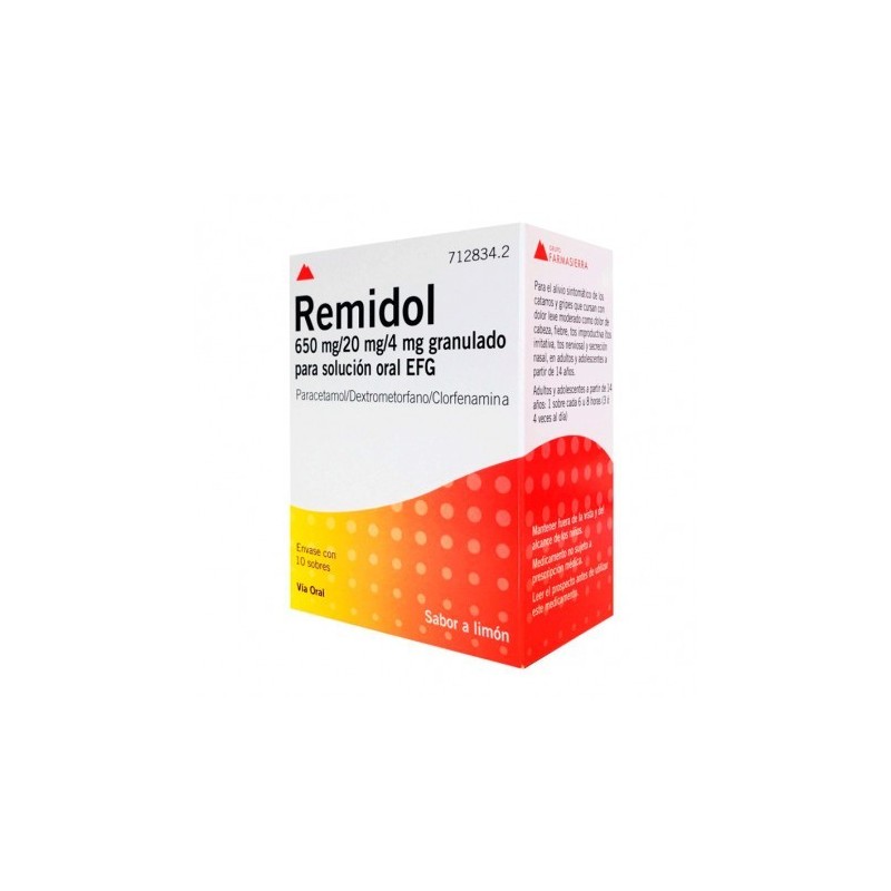 REMIDOL EFG 10 SOBRES GRANULADO PARA SOLUCION ORAL
