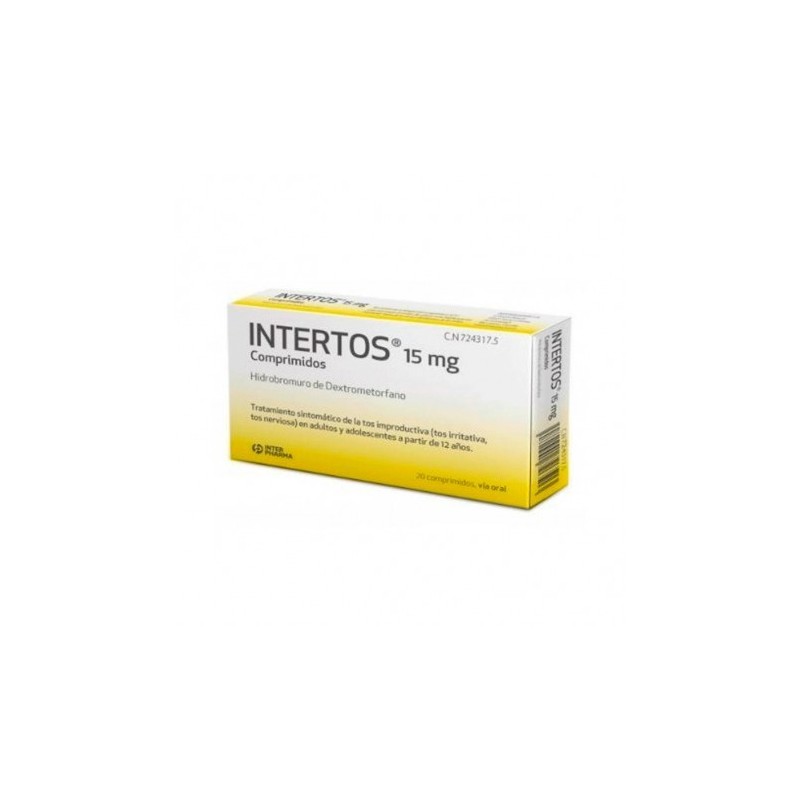 INTERTOS 15 mg 20 COMPRIMIDOS