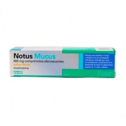 NOTUS MUCUS 600 mg 20 COMPRIMIDOS EFERVESCENTES (SABOR LIMON)