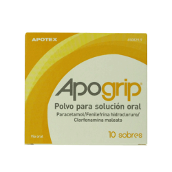 APOGRIP 10 SOBRES POLVO PARA SOLUCION ORAL