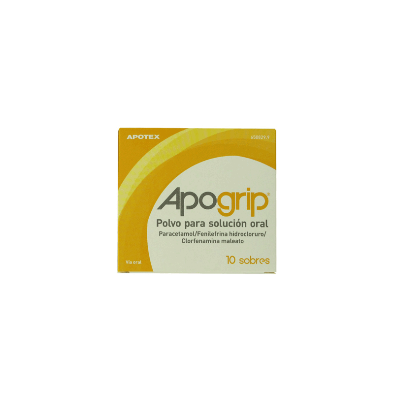 APOGRIP 10 SOBRES POLVO PARA SOLUCION ORAL