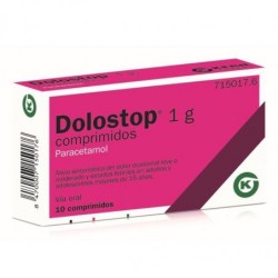 DOLOSTOP 1 g 10 COMPRIMIDOS