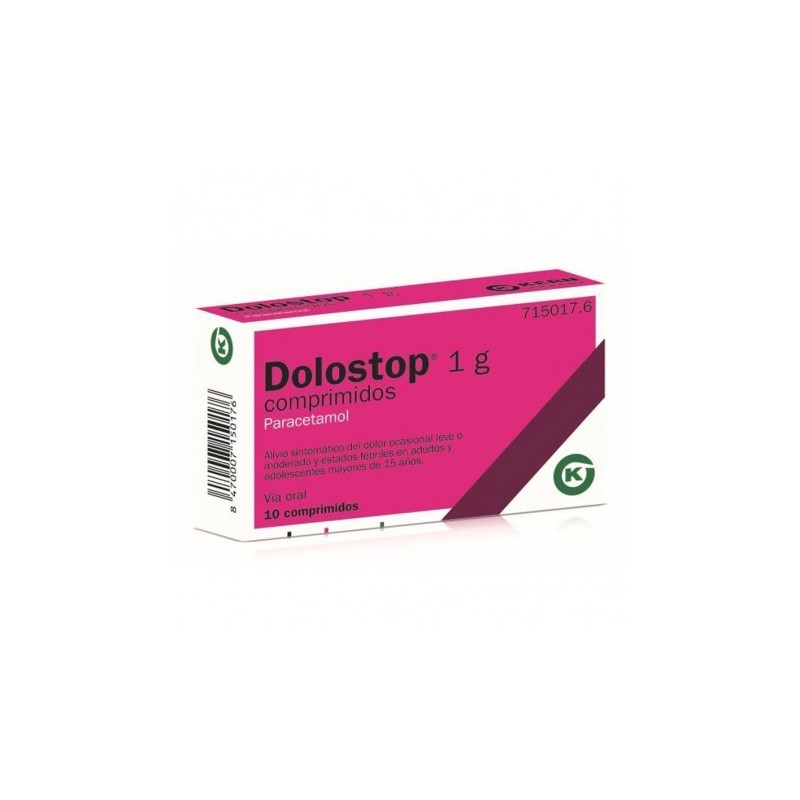 DOLOSTOP 1 g 10 COMPRIMIDOS