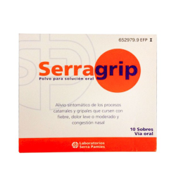 SERRAGRIP 10 SOBRES POLVO PARA SOLUCION ORAL