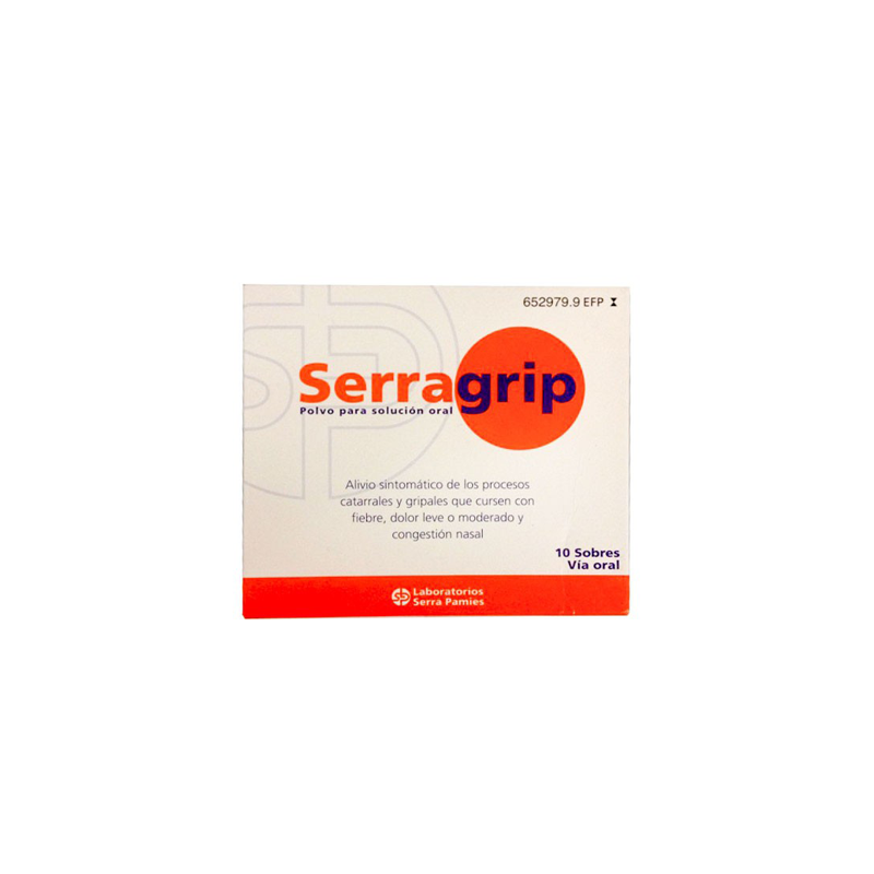SERRAGRIP 10 SOBRES POLVO PARA SOLUCION ORAL