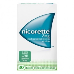 NICORETTE 2 mg 30 CHICLES MEDICAMENTOSOS