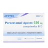 PARACETAMOL APOTEX EFG 650 MG 40 COMPRIMIDOS